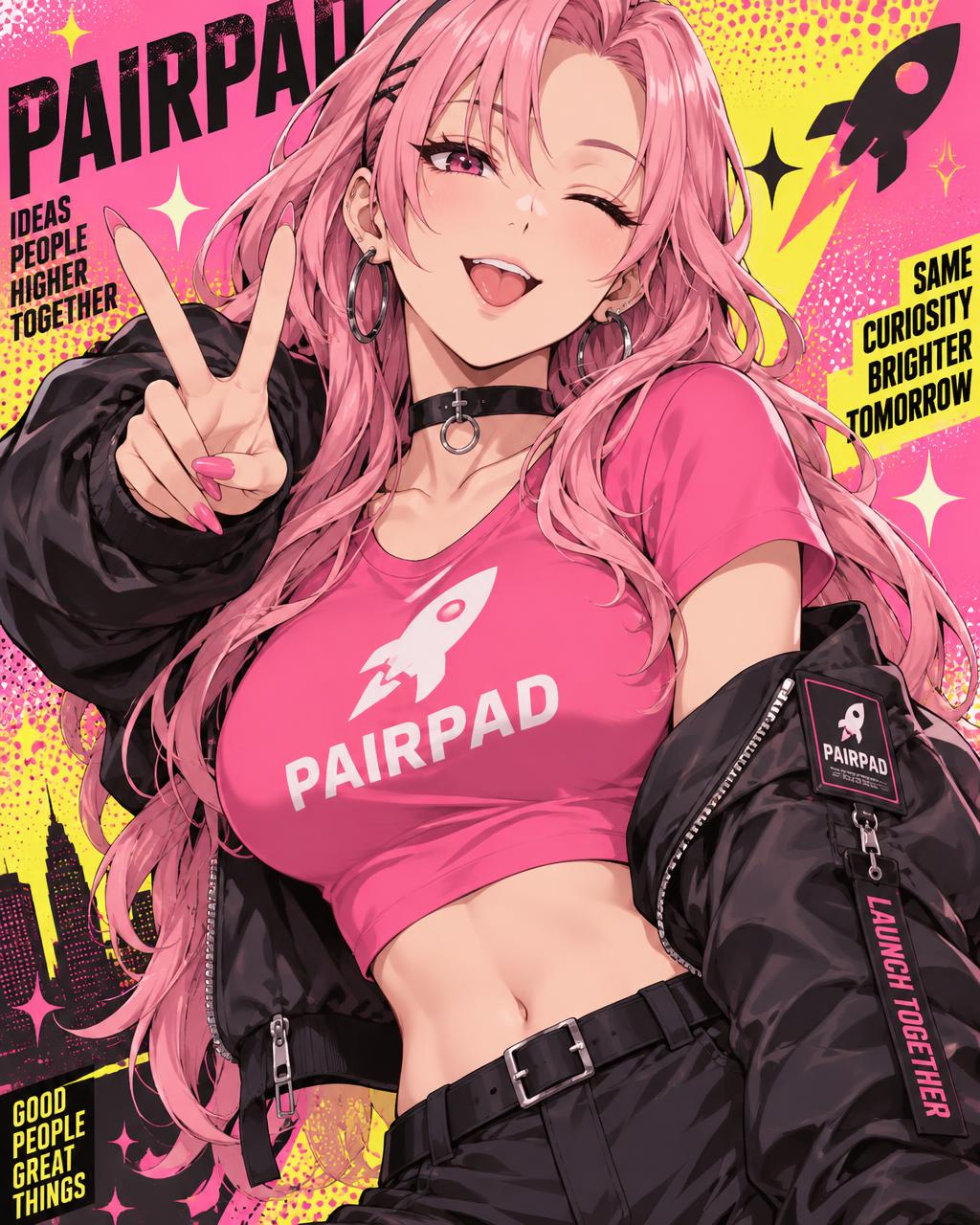 PairPad anime mascot